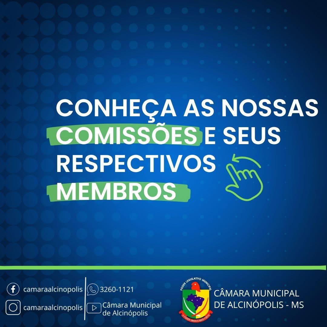 Câmara de Alcinópolis define composição das comissões permanentes para 2025