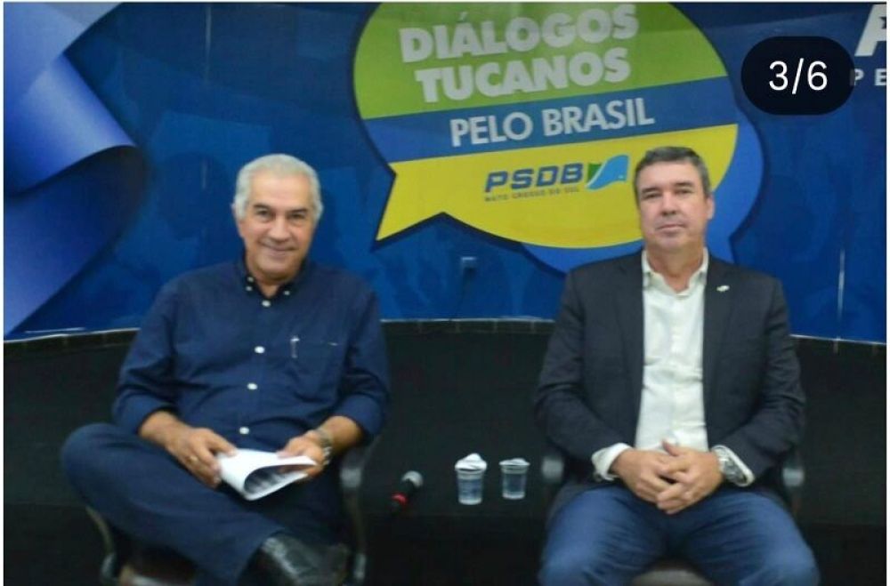 Azambuja sela união do PSDB em MS e mira reeleição de Riedel em 2026