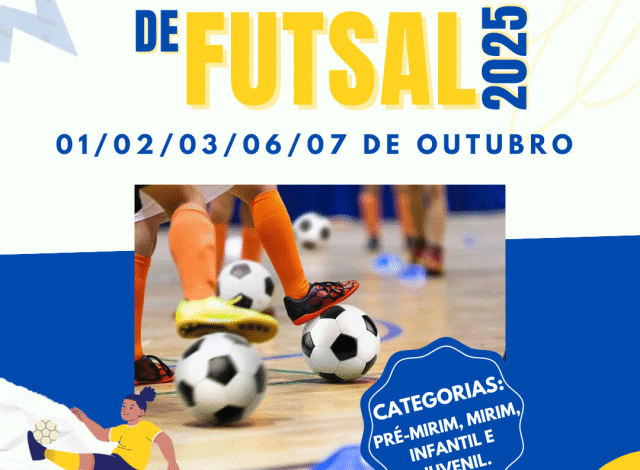 Jogos Escolares de Futsal de Costa Rica iniciam dia 1º na Escola Fábio