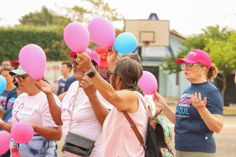 Caminhada Outubro Rosa e Novembro Azul inicia meses de conscientização da saúde da mulher e do homem