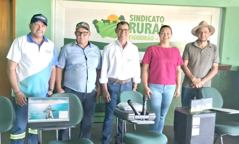 Sindicato Rural de Figueirão recebe R$ 22 mil em emendas para aquisição de equipamentos