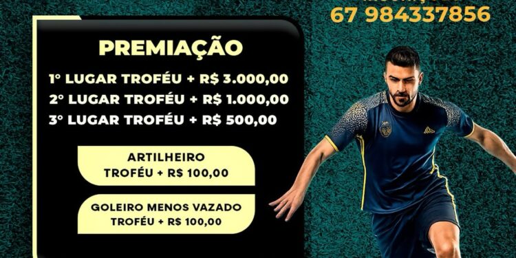 Alcinópolis abre inscrições para o 8º Torneio da Amizade de Futebol Society