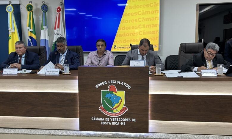 Legislativo 2026: Prefeito em exercício Roni Cota prega união na abertura dos trabalhos da Câmara de Costa Rica