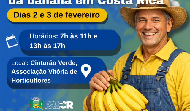 Costa Rica investe na qualificação do setor rural com treinamento especializado em bananicultura
