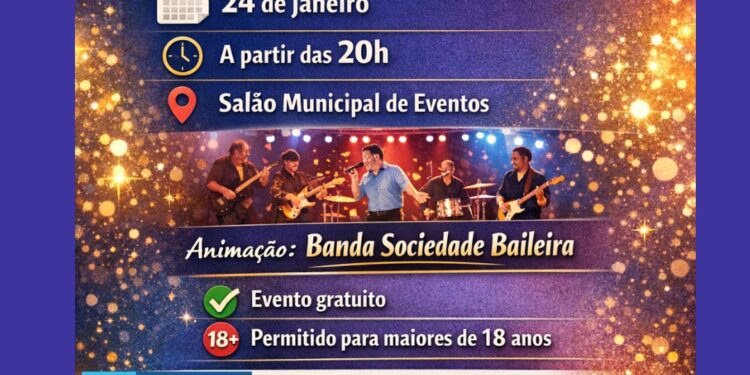 Afasta o sofá que o baile vai começar: 1º Baile da Melhor Idade de 2026 acontece neste sábado (24)