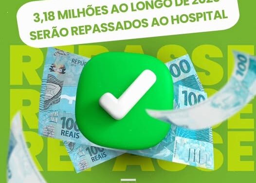 Saúde garantida: Prefeitura de Camapuã destina R$ 3,18 milhões para manutenção do Hospital em 2026