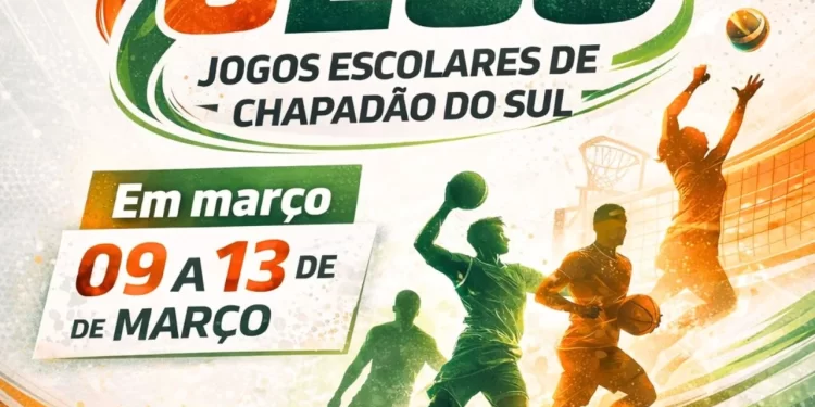 Calendário esportivo aberto: Chapadão do Sul define data dos Jogos Escolares para março de 2026