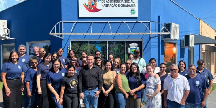 Com presença do prefeito Ivan Xixi, Assistência Social de Paraíso das Águas abre ano de trabalho com confraternização