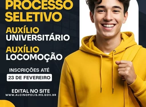 Alcinópolis abre inscrições para Auxílio Universitário e Locomoção