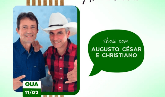 Vale do Amanhecer recebe produtores e show ao vivo nesta quarta-feira (11)
