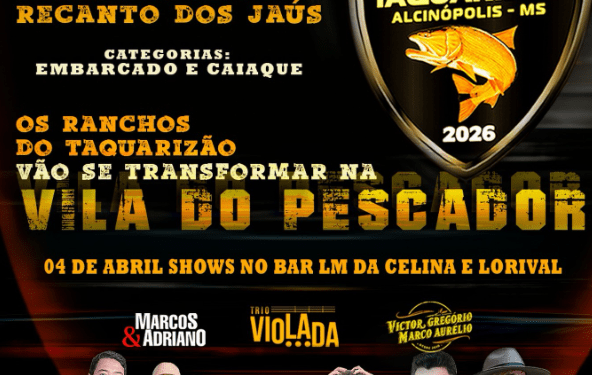 Prepare a tralha: Alcinópolis confirma nova edição do Festival de Pesca do Taquarizão