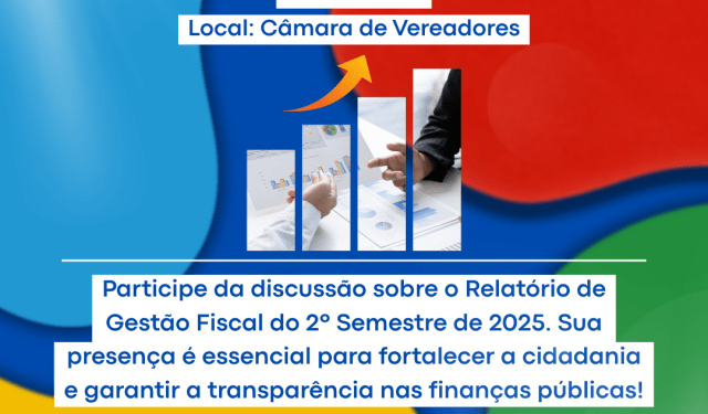 CONTAS ABERTAS: Câmara de Costa Rica convoca população para “passar a limpo” os gastos do último semestre de 2025