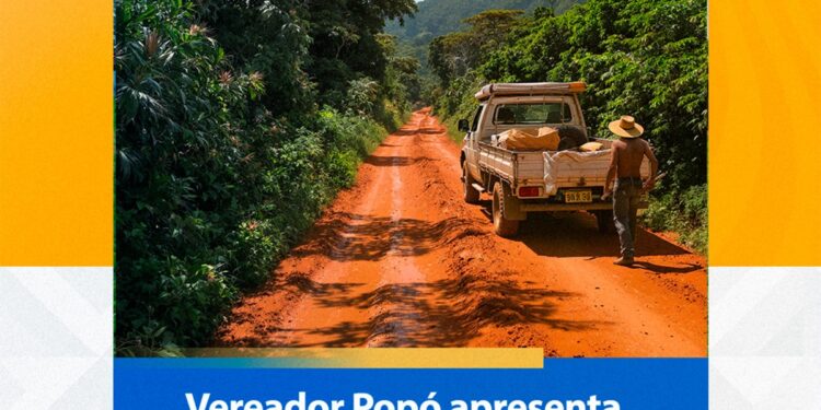 Vereador Popó solicita instalação de mata-burros para garantir transporte de alunos no campo