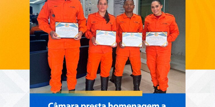 Câmara de Costa Rica homenageia Bombeiros que salvaram recém-nascida