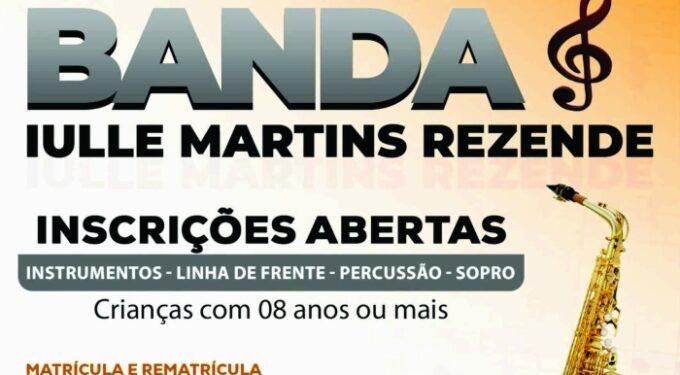 Banda Iulle Martins Rezende abre inscrições para novos músicos em Alcinópolis