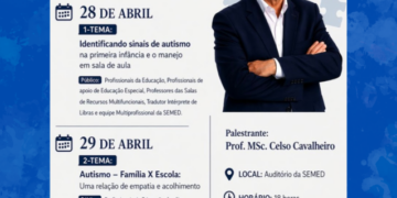 Evento promove diálogos e reflexões sobre autismo nesta terça e quarta-feira