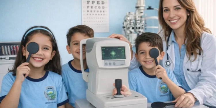 Visão do Futuro: Programa Saúde Ocular beneficia centenas de crianças em Paraíso das Águas