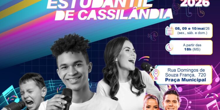 Contagem regressiva: faltam 10 dias para o Festival de Música Estudantil de Cassilândia