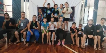 Atletas brilham no 3º Open Coxim de Jiu-Jítsu e conquistam 19 medalhas