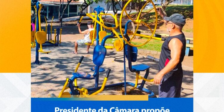 Saúde e Lazer: Presidente da Câmara propõe instalação de academia ao ar livre no bairro Sonho Meu IV