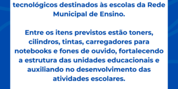 Educação e Logística: Prefeitura abre licitações para kits escolares de 2027, merenda e suprimentos de informática