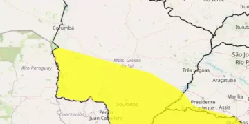Alerta Meteorológico: Frente fria e ciclone trazem temporais e queda brusca de temperatura no MS