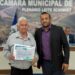 Memória e Legado: Vereador Marcinho Souza homenageia Alcino Carneiro na Câmara de Coxim