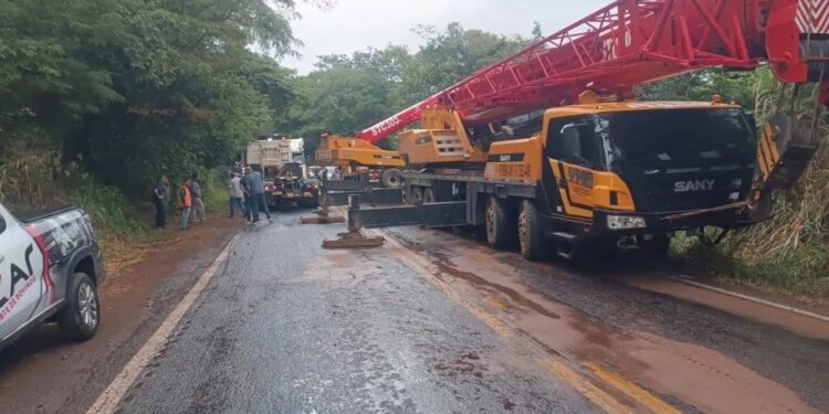 Serra Sucuriú volta a ser totalmente interditada nesta sexta-feira para retirada de carreta boiadeira