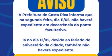 Costa Rica celebra 46 anos com programação especial dia 12 e Ponto Facultativo no dia 11 de maio