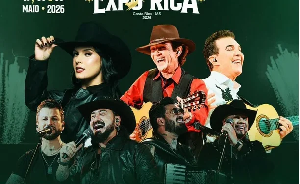 Contagem Regressiva: Ana Castela abre a 5ª Expo Rica nesta quinta-feira com portões abertos