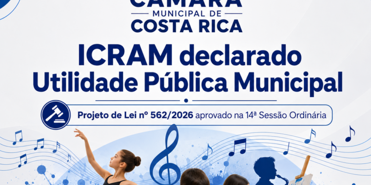 Reconhecimento Oficial: Câmara aprova título de Utilidade Pública ao Instituto Costa Rica Arte e Música (ICRAM)