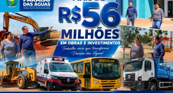 Investimento Recorde: Prefeito Ivan Xixi anuncia pacote de R$ 56,4 milhões em obras e equipamentos