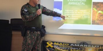 Trânsito e Natureza: Projeto Florestinha e PMA educam 450 alunos sobre atropelamento de fauna no Maio Amarelo