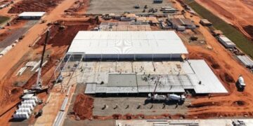 Obra da Arauco avança mais rápido que o previsto