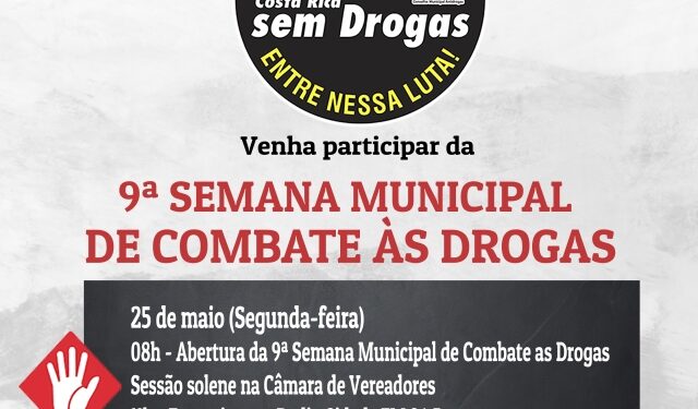 Costa Rica promove 9ª Semana Municipal Antidrogas com foco na prevenção
