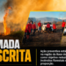 Fogo contra Fogo: Brigada de Alcinópolis e Corpo de Bombeiros concluem queima controlada para blindar o Parque do Rio Taquari contra incêndios