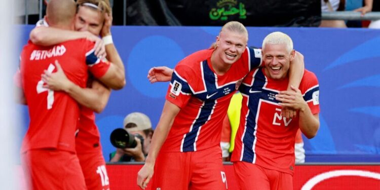 Com show de Haaland, Noruega goleia o Iraque na estreia da Copa