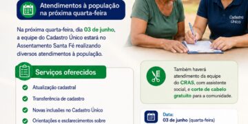 Ação Social no Campo: Prefeitura leva Cadastro Único, CRAS e serviços gratuitos ao Assentamento Santa Fé