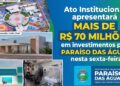 Crescimento Histórico: Prefeito Ivan Xixi e Governo do Estado anunciam pacote de R$ 70 milhões em obras e maquinários nesta sexta-feira