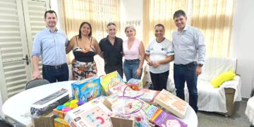 Prefeitura de Camapuã entrega brinquedos terapêuticos para fortalecer o atendimento na saúde municipal