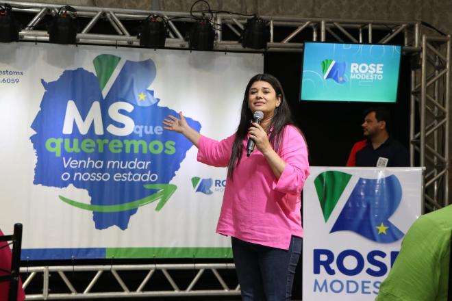 Rose Modesto intensifica campanha pelo interior de Mato Grosso do Sul