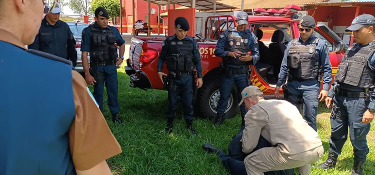 Policiais militares do 5º BPM recebem treinamento de APH Tático do Corpo de Bombeiros