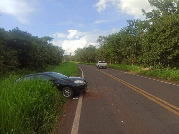 Acidente na serra Sucuriú envolvendo Veículo de passeio, caminhão e trator em Paraíso das Águas
