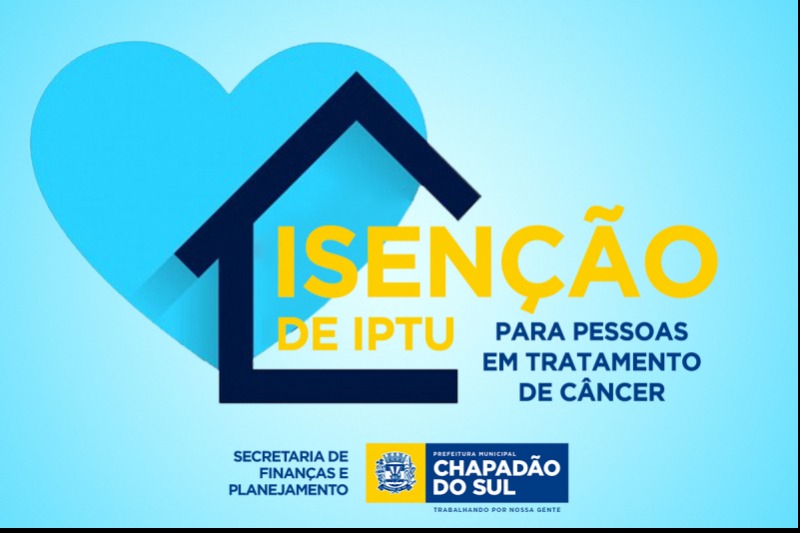 Pedido de Isenção do IPTU 2022 para portadores de câncer podem ser realizados até abril