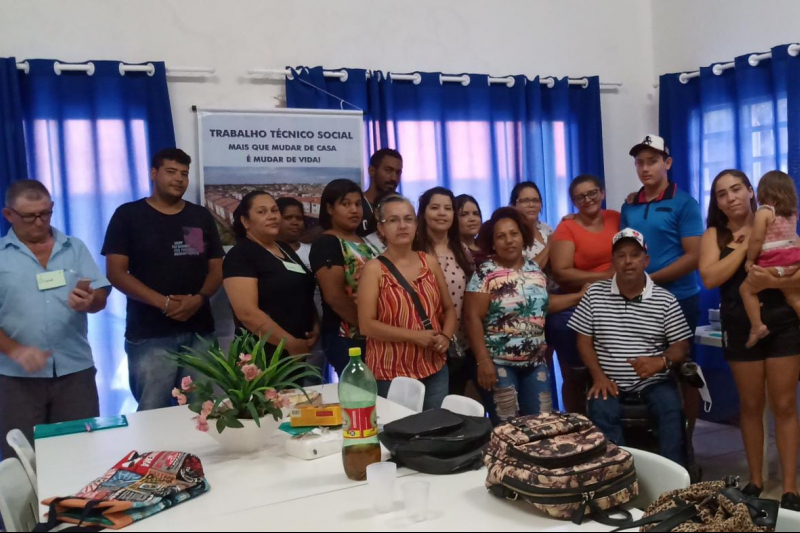 Assistência Social realiza Projeto de Trabalho Social com os beneficiários do Residencial Planalto 1
