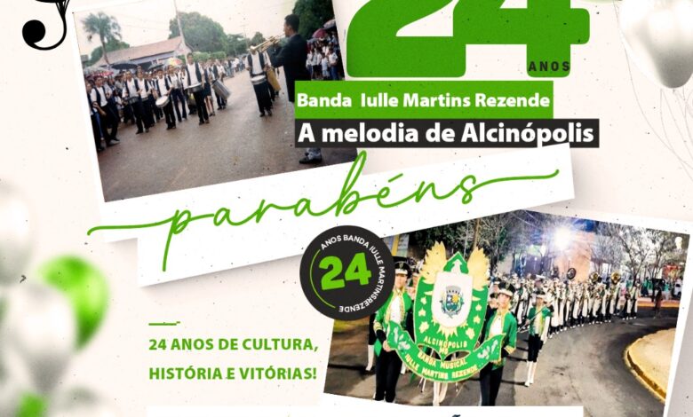 Hoje a Banda Iulle Martins Rezende completa 24 anos de histórias