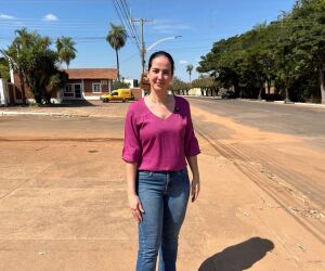 Vereadora Adriana Nabhan fiscaliza obras da rede de esgoto e cobra qualidade nos serviços realizados em Coxim