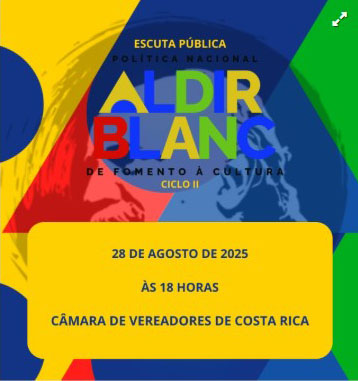 Costa Rica terá Escuta Pública da Política Nacional Aldir Blanc dia 28 para fortalecer a Cultura Local