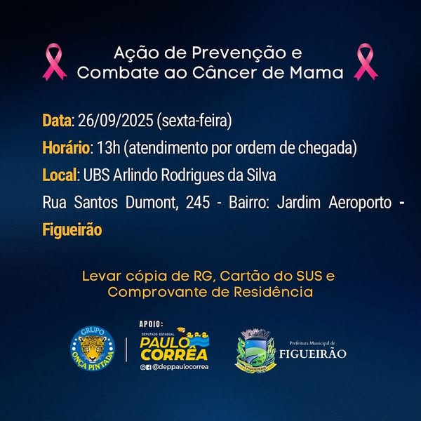 Prefeitura Municipal de Figueirão informa