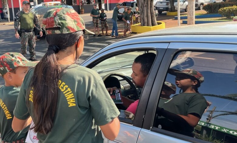 Costa Rica dá início à 8ª Semana Municipal de Combate às Drogas com Blitz Educativa do Projeto Florestinha